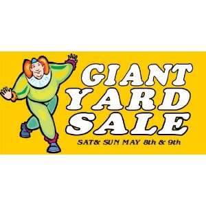  3x6 Vinyl Banner   Giant Yard Sale 