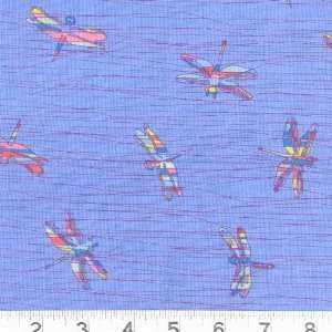   Drangonflies Perwinkle Fabric By The Yard Arts, Crafts & Sewing