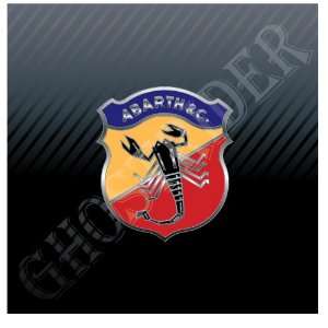 Abarth & C Italian Racing Scorpion Fiat Emblem Logo Car Trucks Sticker 