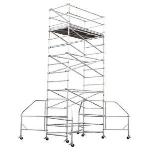 Werner 4203 18 500 Pound Capacity Aluminum Wide Span Scaffold Tower 