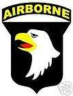 wwii world war ii 101st airborne helmet decal expedited shipping