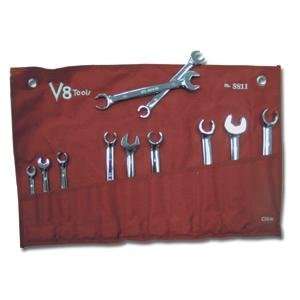  V8 Tools (V8 8811) Flare Nut Open End Combination Wrench 