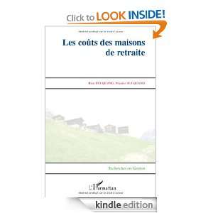 Les coûts des maisons de retraite (Recherches en Gestion) (French 