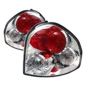  Hyundai Santa Fe 01 03 Altezza Tail Lights   Chrome 