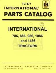 International 786 886 986 1086 1486 Chassi Parts Manual  