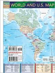 World & U.S. Map, (1423203534), BarCharts, Inc., Textbooks   Barnes 