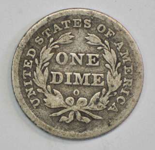 1839 O Seated Liberty Dime 10c  