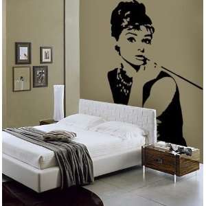  Audrey Hepburn Breakfast At Tiffanys Wall Vinyl Decal 