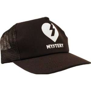  Mystery Heart Mesh Hat Black Black Skate Hats Sports 