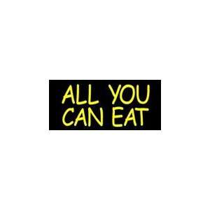  All You Can Eat Simulated Neon Sign 12 x 27