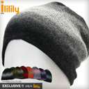 ililily Fedora Mens Vintage Black Stud Tweed Constructed Trilby Hat 