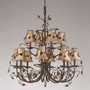  5748   Napa Ivy Collection 12 Light Chandelier 