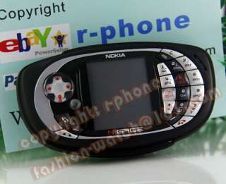 NOKIA N Gage QD Mobile Cell Game Phone GSM Unlocked Black, 1 year 