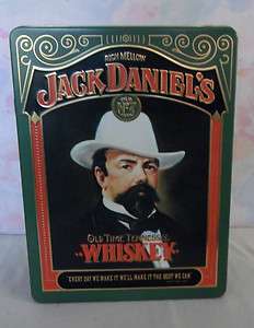   Tennessee Whiskey large tin metal box Rich Mellow 11x8 England  