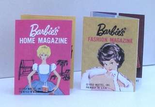 Offered for purchase are 2 REPRODUCTION Vintage Barbie folding 