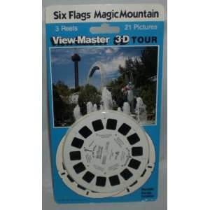  Six Flags Magic Mountain View Master 3 reel Set   21 3d 