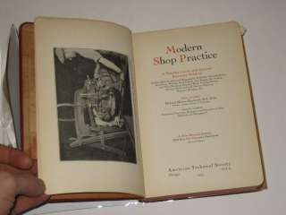 Raymond MODERN SHOP PRACTICE Pattern Making 1931 HC/DJ  