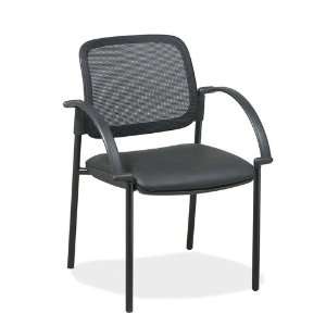  Lorell Guest Chair   Black   LLR60462