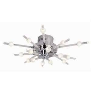 Fifteen LightThree Tier Semi Flush Mount Size H14.00 X W17.75 TRMDN 