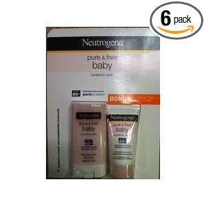   Neutrogena Pure & Free Baby Sunblock Stick SPF 60+ (PLUS BONUS LOTION