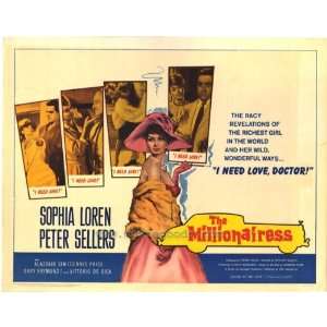  The Millionairess Movie Poster (22 x 28 Inches   56cm x 72cm) (1960 