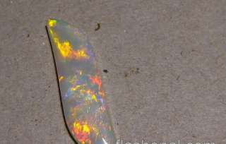 FREEFORM Red Orange 3.45 ctw Solid Unset OPAL #1236  