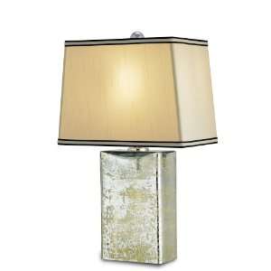   6203 Oxton 1 Light Table Lamp in Antique Silver 6203