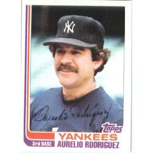  1982 Topps # 334 Aurelio Rodriguez New York Yankees 