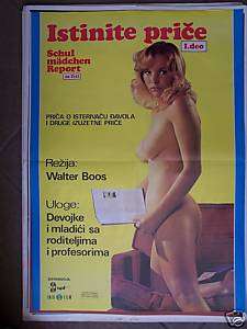 SCHULMADCHEN REPORT 10 YUGOSLAVIAN MOVIE POSTER 1979  