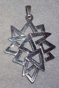 Designer 2001 Limited Edition Sterling Silver Abstract Snowflake Xmas 