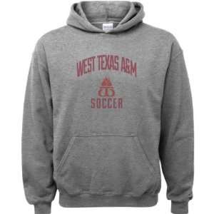 West Texas A&M Buffaloes Sport Grey Youth Varsity Washed Soccer Arch 