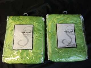 Heaven Lime Rod Pocket 55x84 inch Curtain Panel Pack of 2  