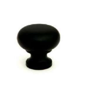  #KB 6AL 03 FLT Black Mushroom Knob