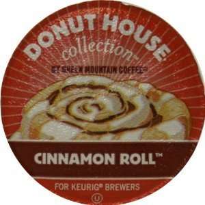 Donut House Collection Coffee, Cinnamon Roll, 18 Count K Cups for 