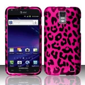  Galaxy S II Skyrocket i727 (AT&T) Rubberized Hot Pink Leopard Design 