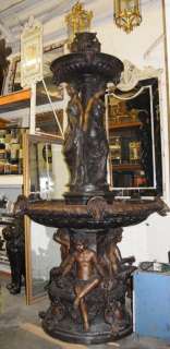 14ft Italian Renaissance Bronze Fountain Water  
