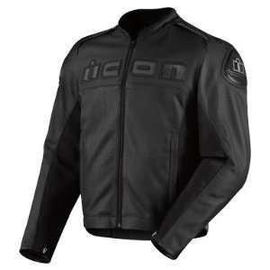  Icon Accelerant Perforated Jacket   Large/Black 