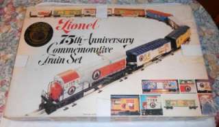 Lionel O Scale 6 1585 75th Anniversary Commemorative Train Set  