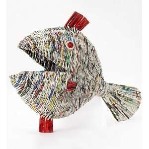  Funky Fred The Recycled Newspaper Fish