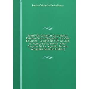   Venganza (Spanish Edition) Pedro CalderÃ³n De La Barca Books
