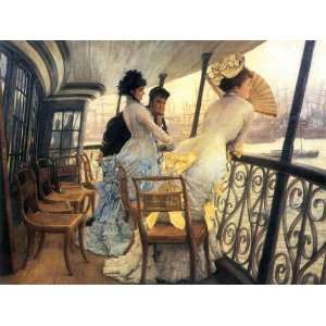  The gallery of the H.M.S. Calcutta by Tissot canvas art 