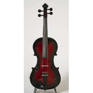  Barcus Berry Acoustic Electric Violin Red Berry Burst, BAR 