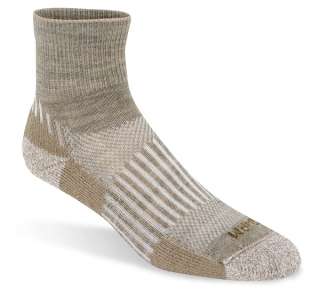 WIGWAM socks Merino Wool/Silk Scout quarter khaki 1p  