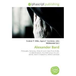  Alexander Bard (9786133742475) Books