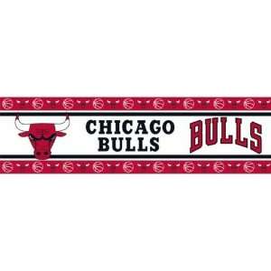  Chicago Bulls 3 Rolls   45ft Wall Paper Border Sports 