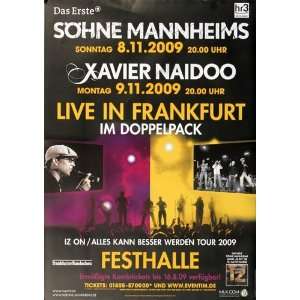  Xavier Naidoo   Live in Frankfurt 2009   CONCERT   POSTER 