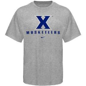  Nike Xavier Musketeers Ash Basic Logo T shirt Sports 