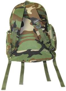 ARMY Backpack Bag Military Rucksack Camo w/Patch 15C  