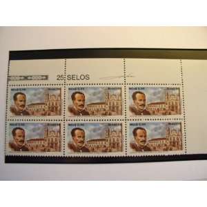   Nascimento De Tobias Barreto, 1989, Block of 6, NCz $ 0,50 Stamps, MNH