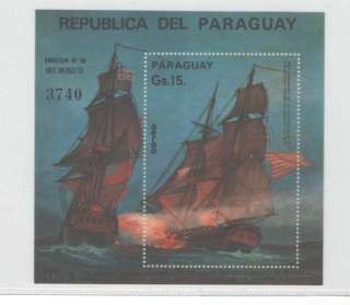   stamp S/S MNH Michel bl 259 Sc 1624 Ships painting ART battle  
